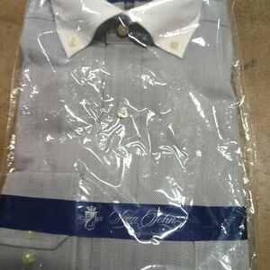 Gray Herringbone Shirt by Sean John 16.5x34/35